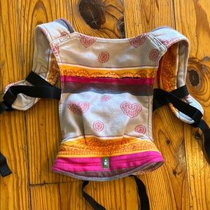 Colorful Doll Carrier with Heart Design